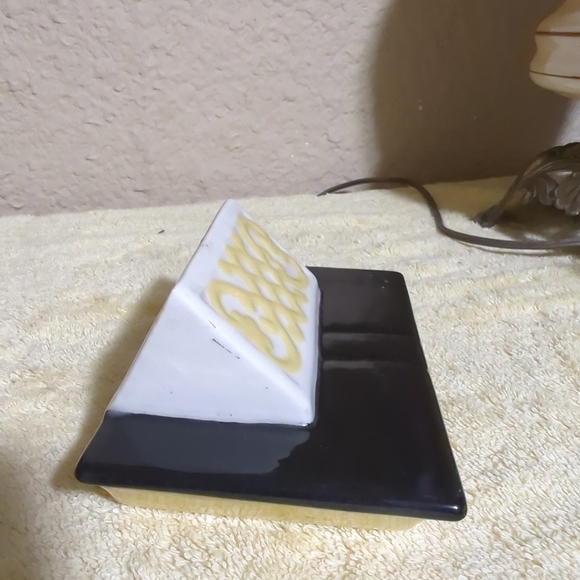 Lord's Prayer Our Father Ceramic Book Christian Figurine with Praying Hands Vtg. - Picture 7 of 10